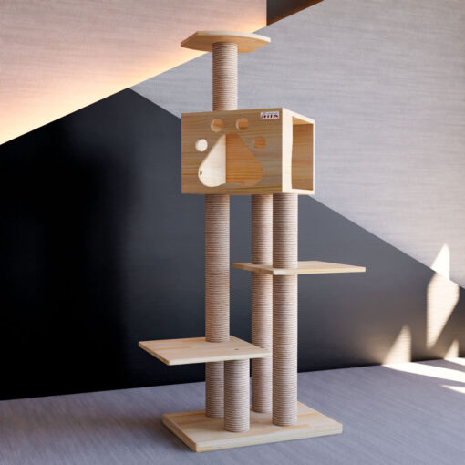 Solid wood cat tree~No.5008-1