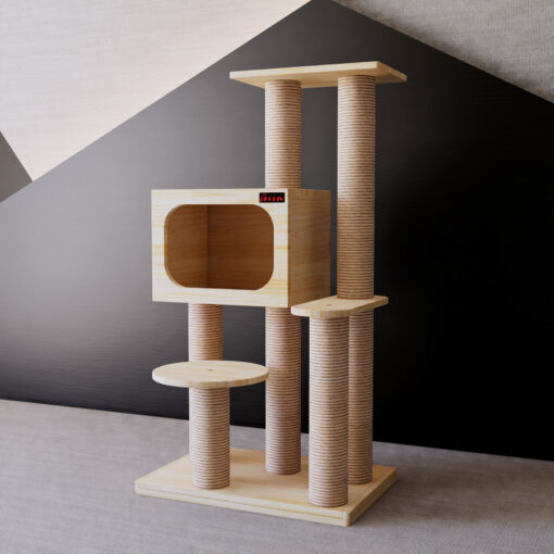 Solid wood cat tree~No.5086-1