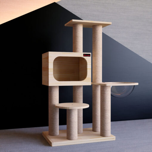 Solid wood cat tree~No.5086-2