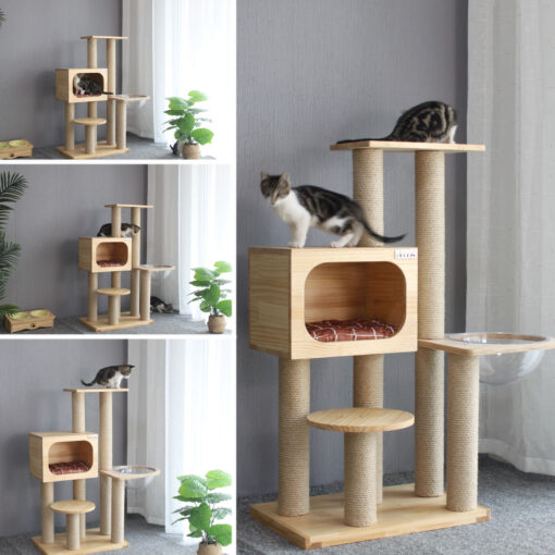 Solid wood cat tree~No.5086-2 - Image 2